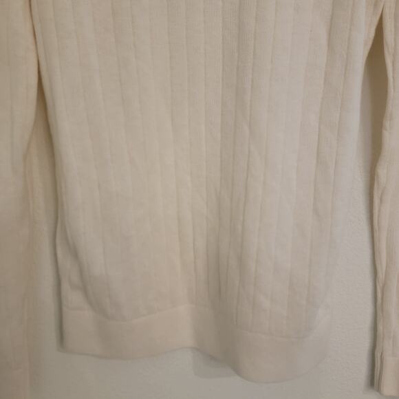 Adidas Longsleeve Cable Knit Pullover Sweater Cashmere Wool Sz XS Preppy Golf - Picture 8 of 16